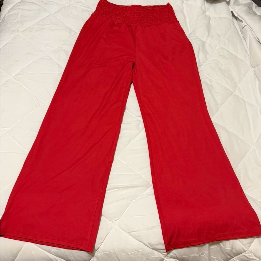 Red Women's Pants and Top - Picture 4 of 4